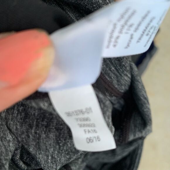 Athleta Size XS Gray Color Block High Rise Leggings - Picture 5 of 5